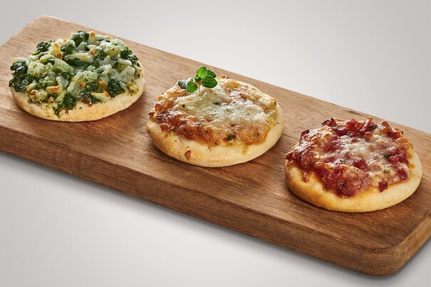 Mini-Pizza Trio-Mix