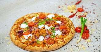 Pizza BBQ Pollo fresco