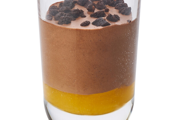 Mousse au Chocolat mit Mandarine