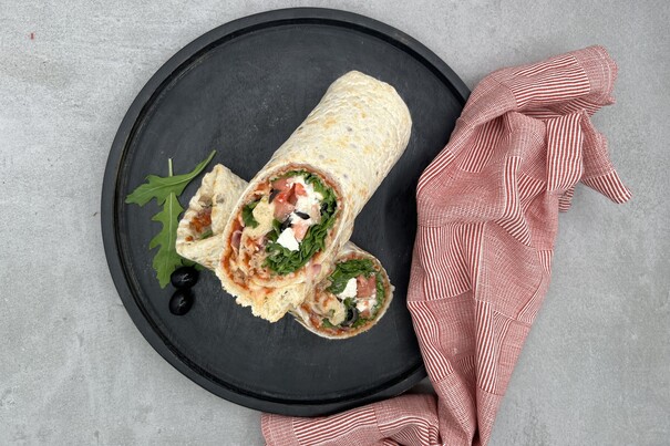 Pizzawrap Thunfisch-Feta