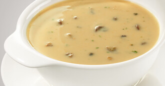 Waldpilzcremesuppe, Royal