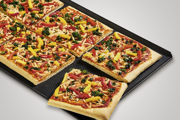1/1GN 48x28cm Pizza Verdure Vegan