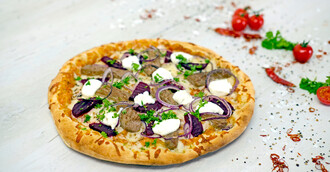 Pizza Bistecca e barbabietola