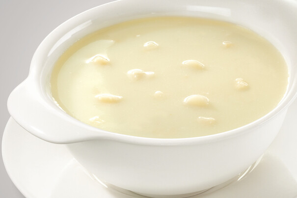 Spargelcremesuppe, Royal