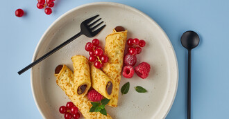 Nougat Palatini mit Beeren