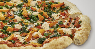 Pizza Perfettissima Kürbis Spinat Vegan
